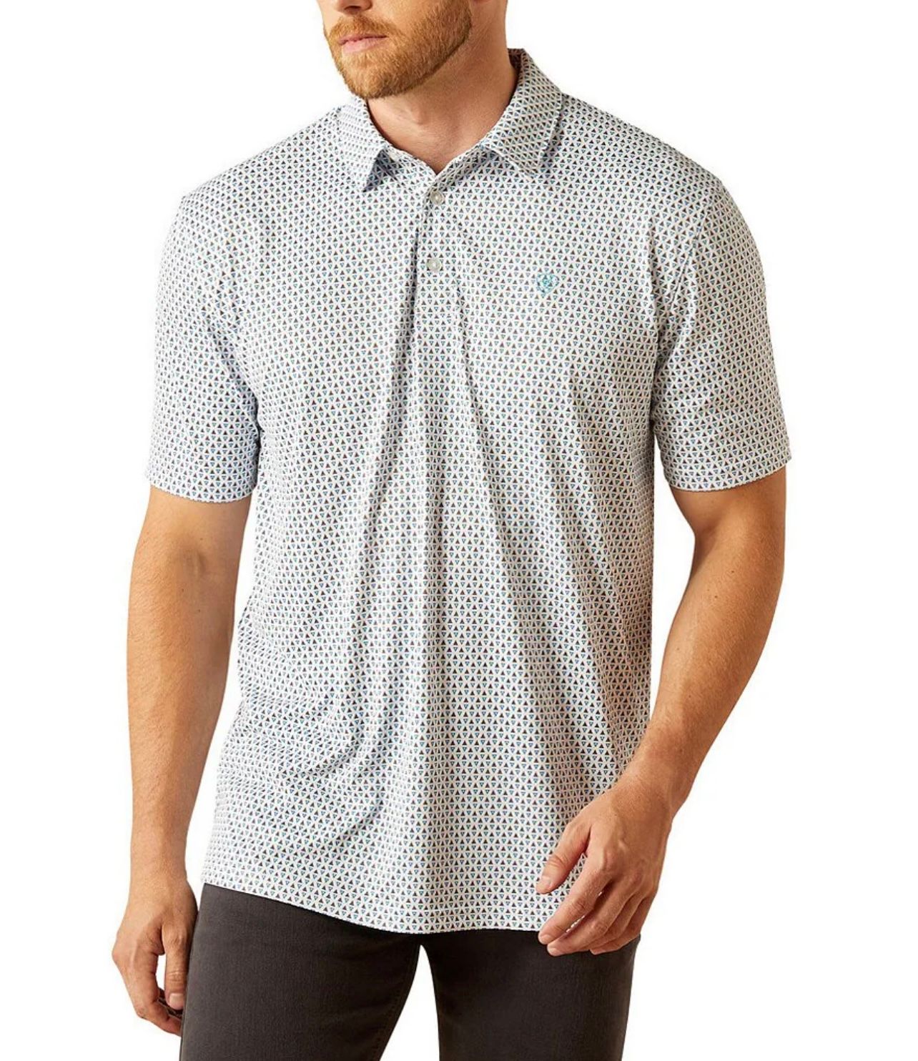 Ariat All Over Print SS UPF 50 Polo 