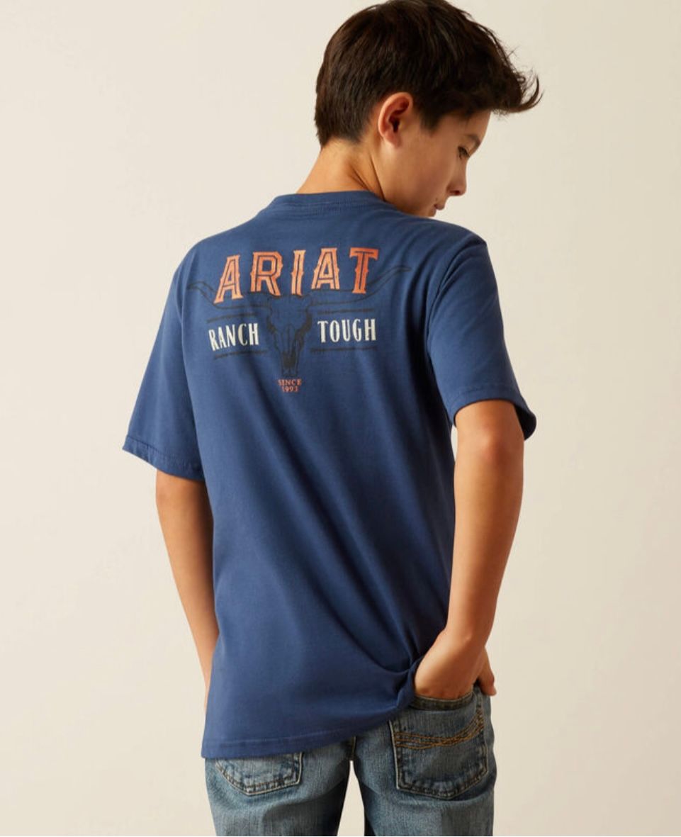 Ariat Boys Ranch Tough SS Graphic T-Shirt