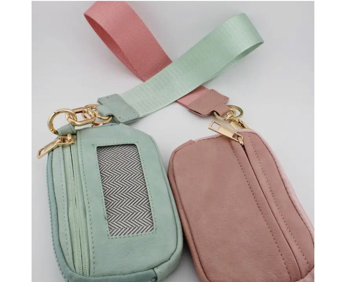 Zip Wallet with Id Window - Mint