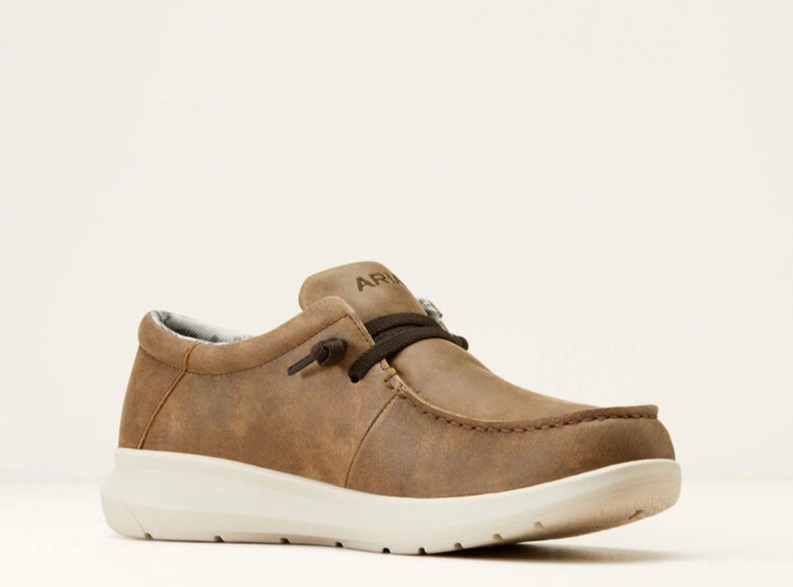 Ariat Mens Hilo Leather Brown Bomber