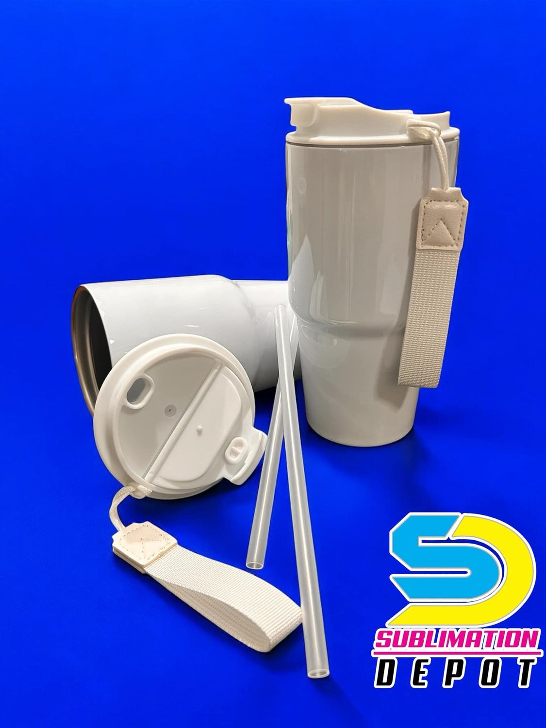 20oz Coffee /Travel Cups w/ lid and straw