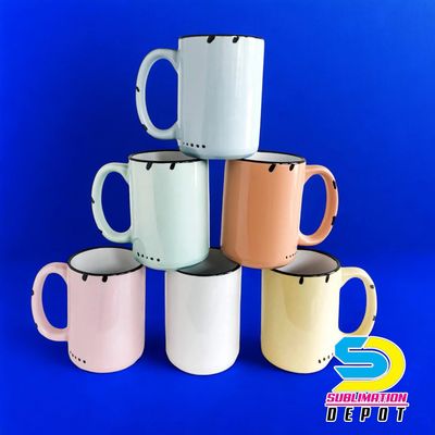 15oz Rustic Worn Mugs