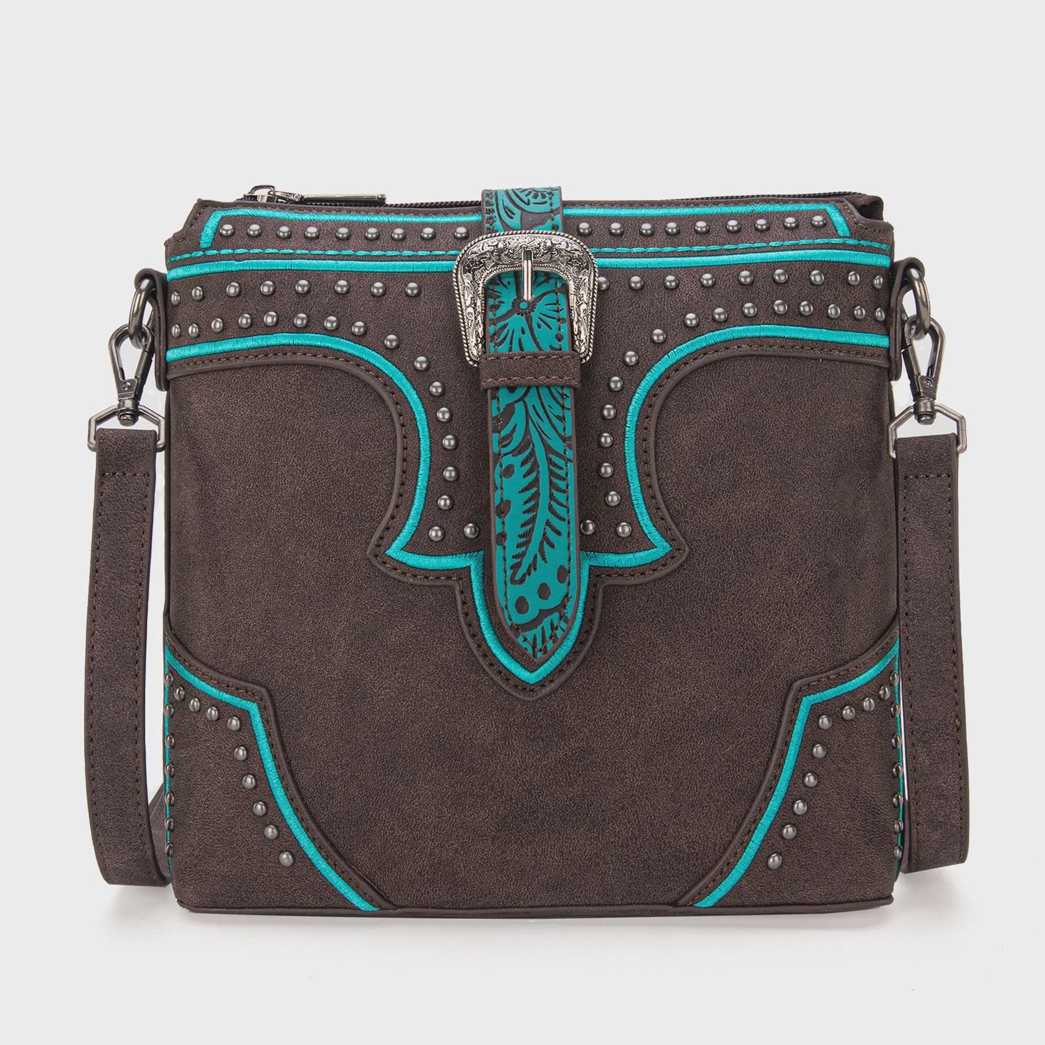 Montana West Buckle Collection Crossbody Bag