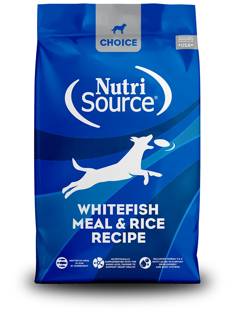 NutriSource Choice Whitefish 30 lb