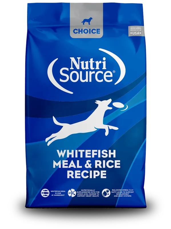 NutriSource Choice Whitefish 30 lb