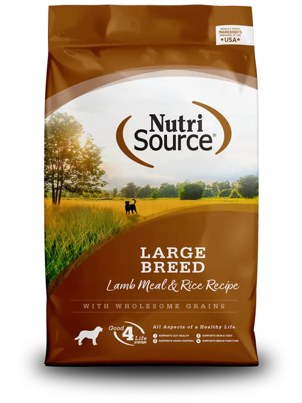 NutriSource Large Breed Lamb 26 lb