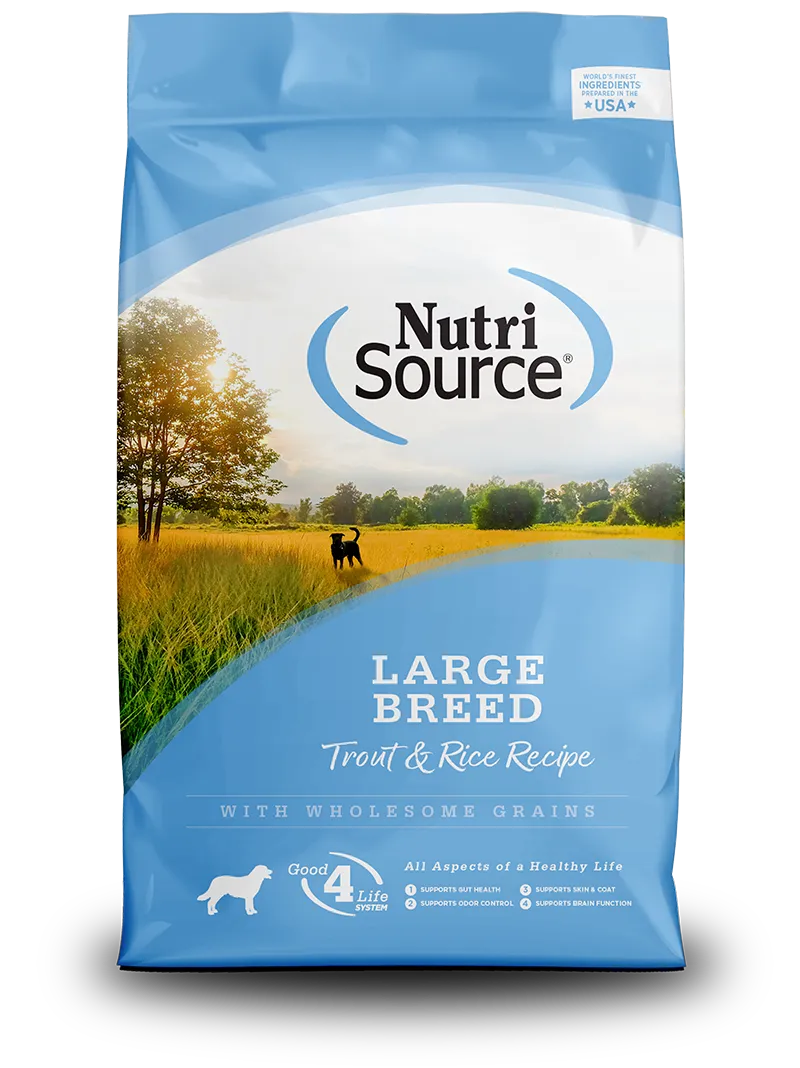 NutriSource Large Breed Trout 26 lb