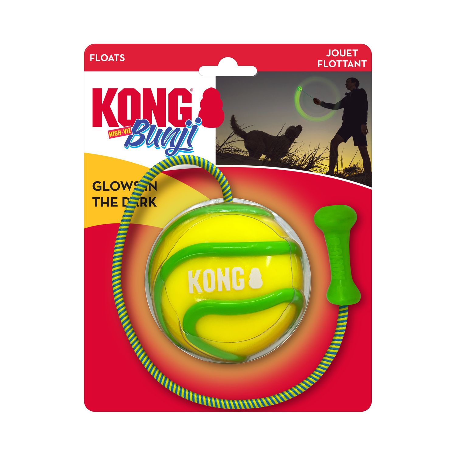 Kong Bunji High-Viz Ball