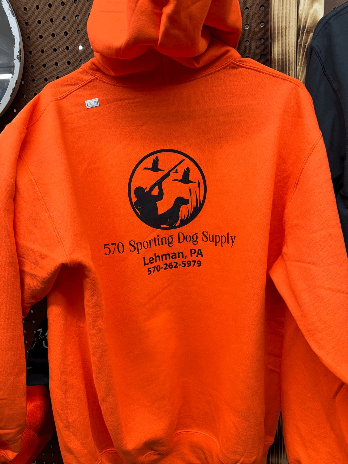 570 Sporting Dog Logo Hoodie