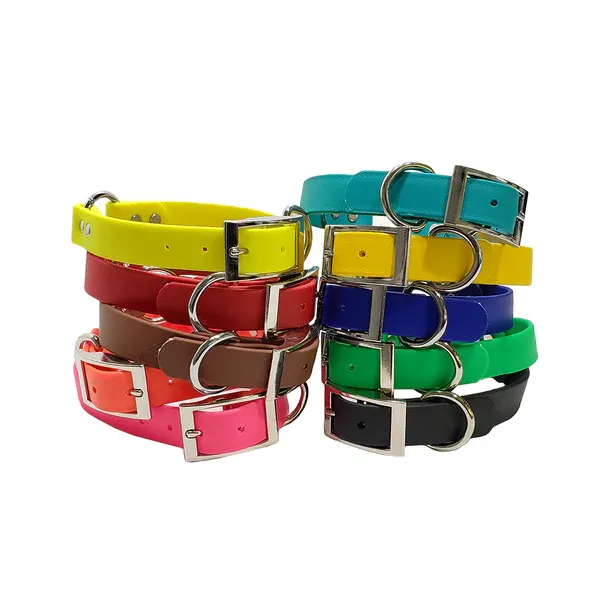 Leather Feel 1&quot; O-Ring Collars