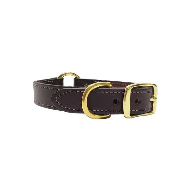 Premium Leather Collar 1 Inch O-Ring