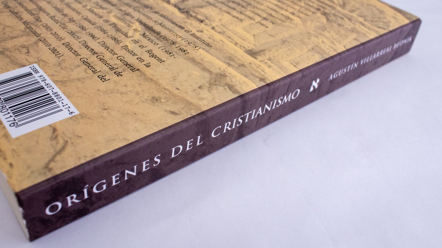 Agustín Villarreal Budnik: Orígenes del Cristianismo. Lomo. Quintanilla Ediciones