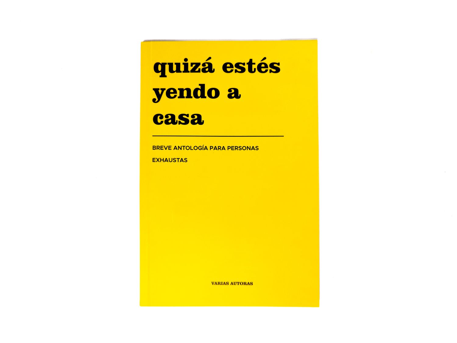 quizás estés yendo a casa_Quintanilla Ediciones_Portada
