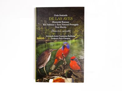 Guía ilustrada de las aves Humedal Ramsar Río Sabinas y Área Natural Protegida Don Martín Coahuila, México_Portada