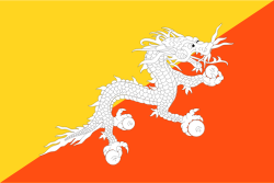Bhutan Flag (210D Nylon)