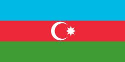 Azerbaijan Flag (Econo Polyester)