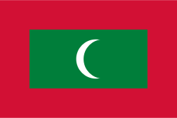Maldives Flag (200D Nylon)