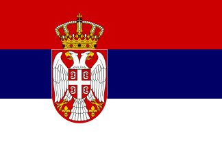 Serbia Flag (Econo Polyester)