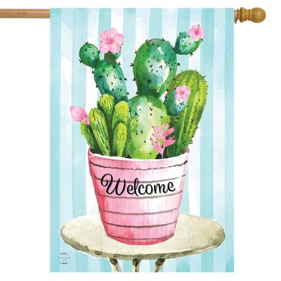 Cactus Bouquet House Flag