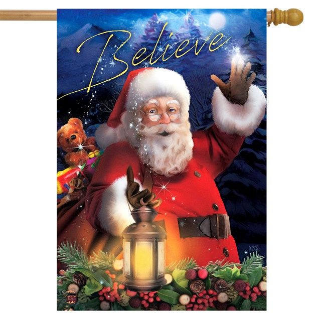 Christmas Spirit House Flag