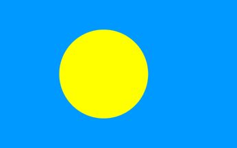 Palau Flag (Econo Polyester)