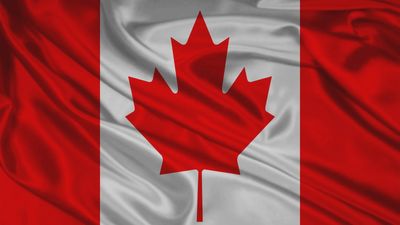 210D Nylon Canada Flag Kit (18x36&quot; Flag, 3&#39; pole)