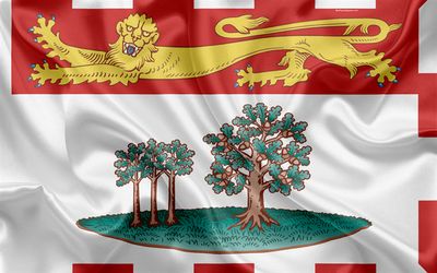 210D Nylon Prince Edward Island Flag Kit (18x36&quot; Flag, 3&#39; pole)