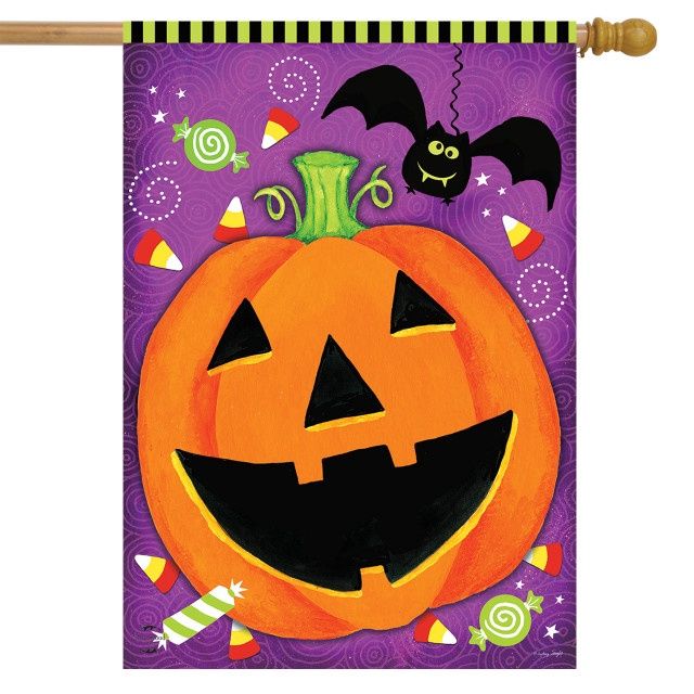 Halloween Treats House Flag