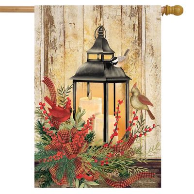Holiday Lantern House Flag