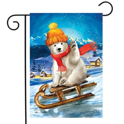 Polar Bear House Flag