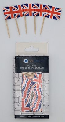 Union Jack Toothpicks (100 pack)