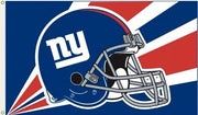 NY Giants Helmet Flag 3ft x 5ft (Polyknit)
