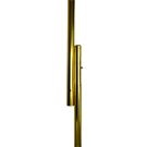 Aluminum Gold Toned Two-Piece Flagpole 1&quot; x 8&#39;