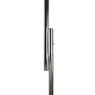 Aluminum Silver Toned Two-Piece Flagpole 1&quot; x 8&#39;