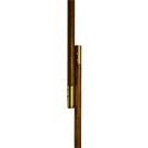 Wood Oak Stained Two-Piece Flagpole 1&quot; x 8&#39;