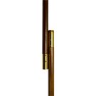 Wood Oak Stained Two-Piece Flagpole 1.25&quot; x 8&#39;