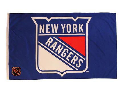 New York Rangers Flag 3ft x 5ft (Polyknit)