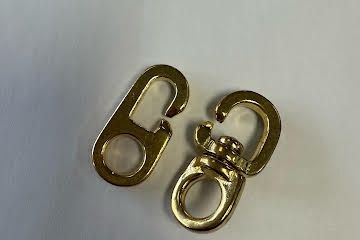 Inglefield Clips Brass (Pair)