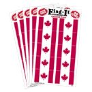 Canada 1&quot;x1.5&quot; Decal, 50/pack