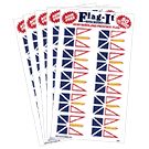 Newfoundland 1&quot;x1.5&quot; Decal, 50/pack