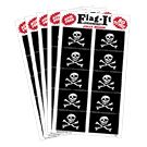 Jolly Rogers 1&quot;x1.5&quot; Decal, 50/pack