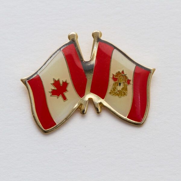 Canada W/ India Friendship Pin