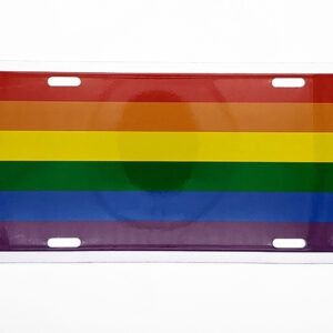 License Plate, Rainbow Pride