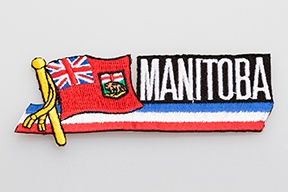 Manitoba Patches, Size: 1 1/4 x 4 1/4&quot;