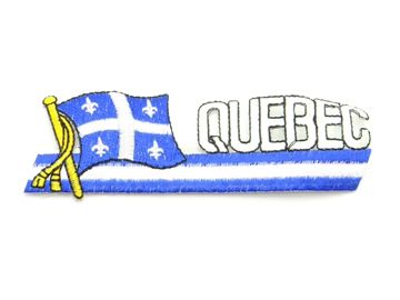 Quebec Patches, Size: 1 1/4 x 4 1/4&quot;