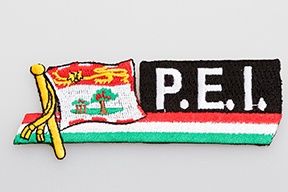 Prince Edward Island Patches, Size: 1 1/4 x 4 1/4&quot;
