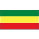 Ethiopia Flag 1996 - 2001 (Econo Polyester)