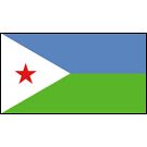 Djibouti Stick Flags