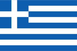 Greece stick flag