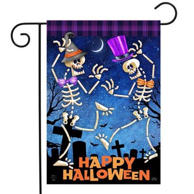Dancing Skeletons Garden Flag